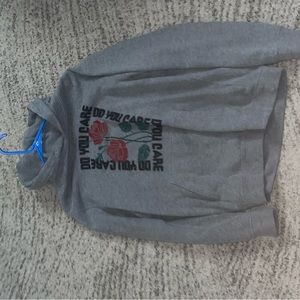 It’s a gray hoodie